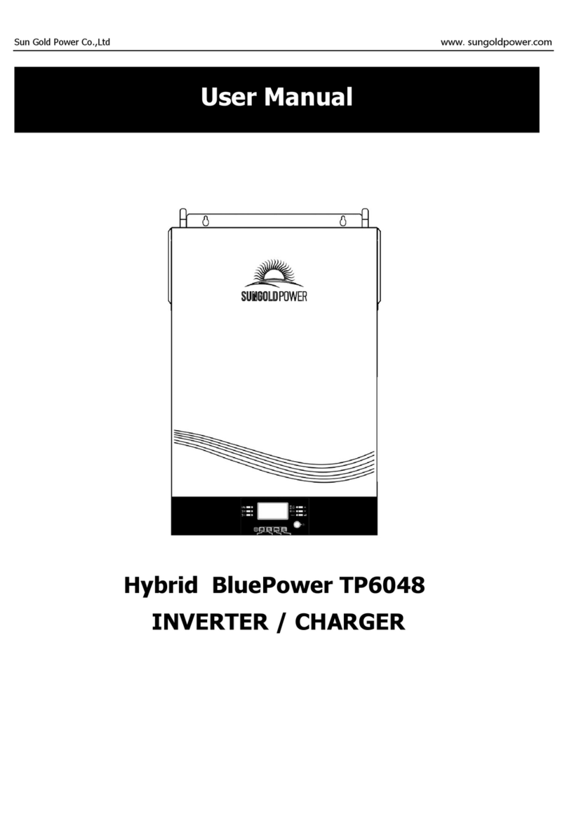 SUNGOLD POWER Hybrid BluePower TP6048 User manual