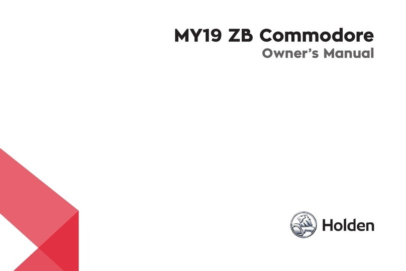 HOLDEN ZB Commodore 2019 owner's manual