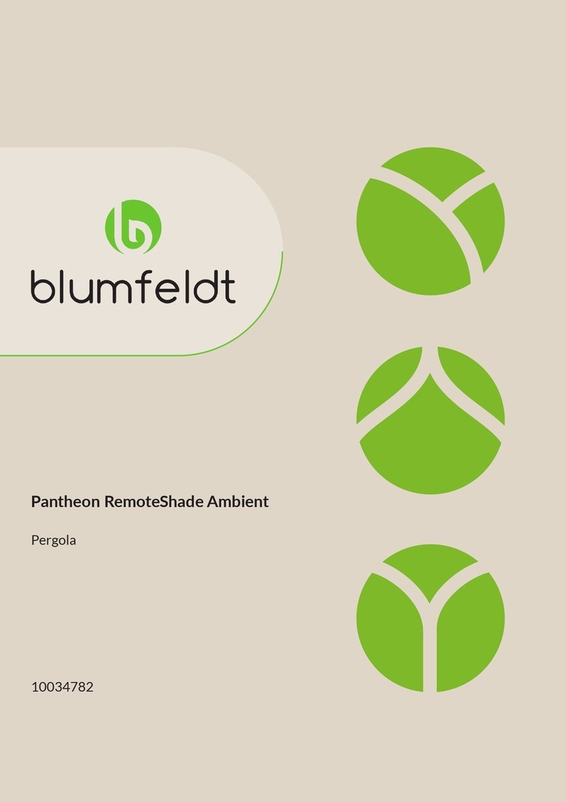 Blumfeldt Pantheon RemoteShade Ambient User manual Blumfeldt Pantheon RemoteShade Ambient User manual