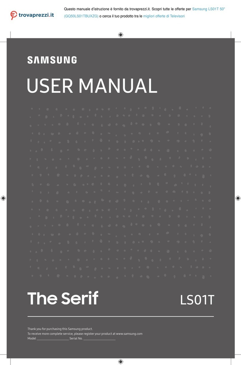 Samsung Serif GQ50LS01T User manual