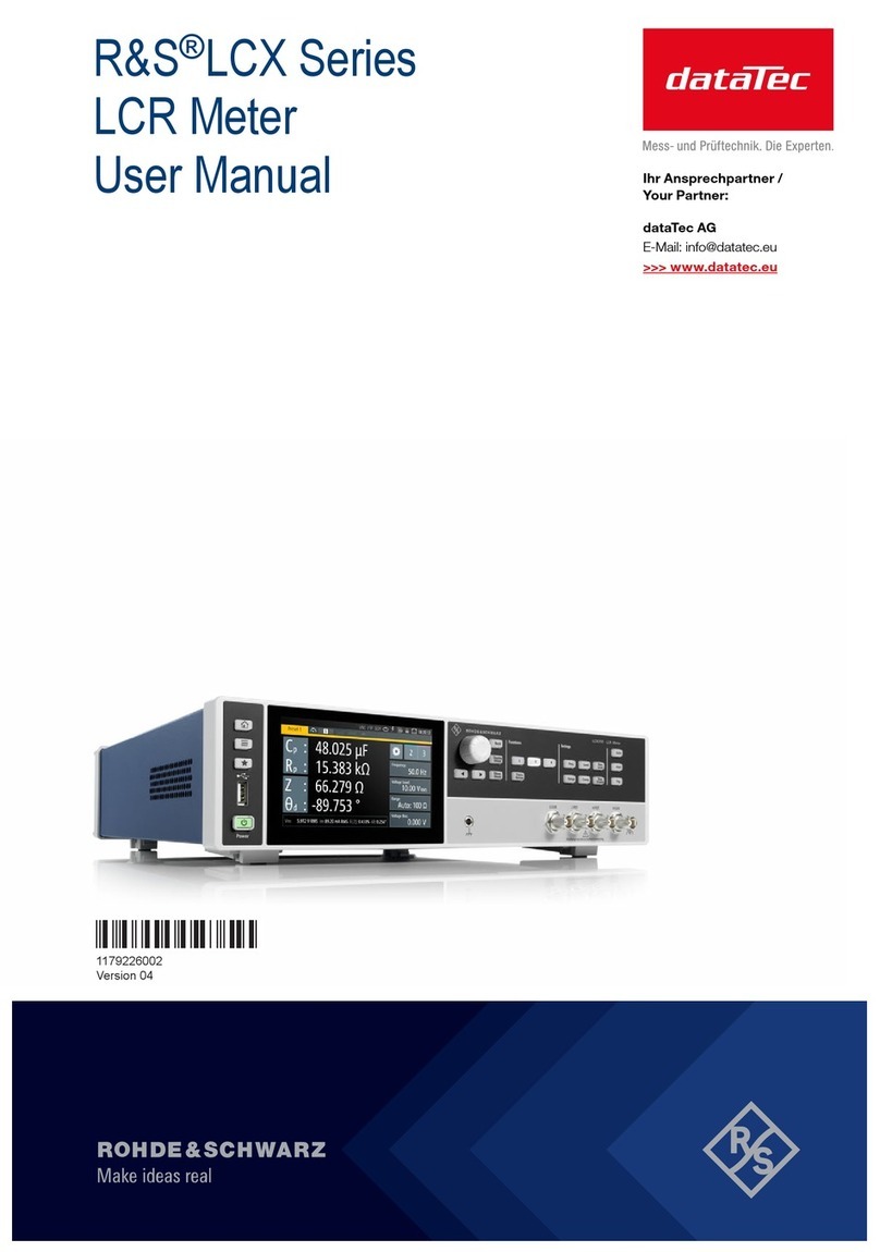 Rohde & Schwarz R&S LCX200COM user manual
