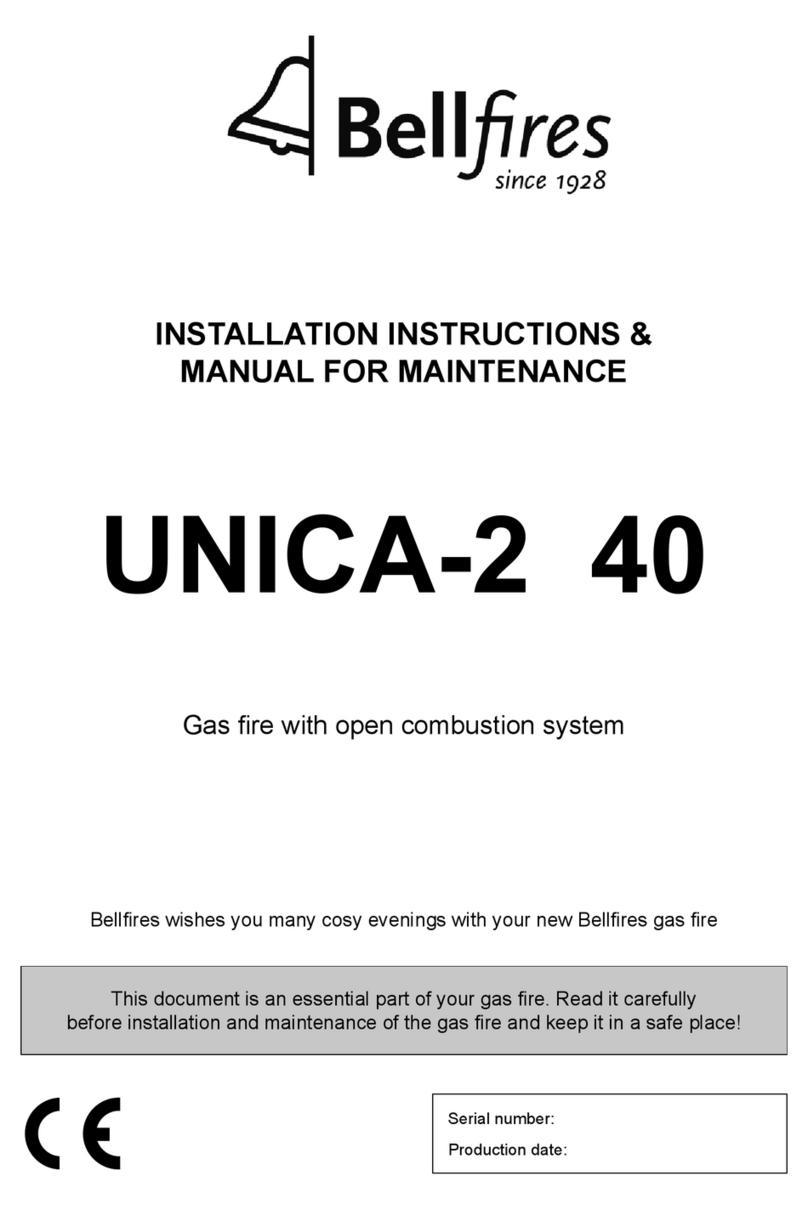 Bellfires UNC-2 40 Installation instructions & manual for maintenance Bellfires UNC-2 40 Installation instructions & manual for maintenance