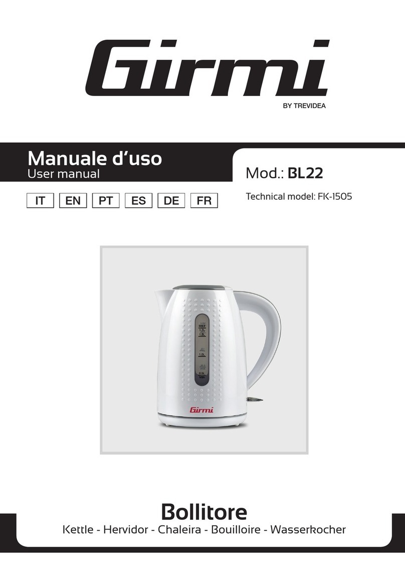 TREVIDEA Girmi BL22 user manual
