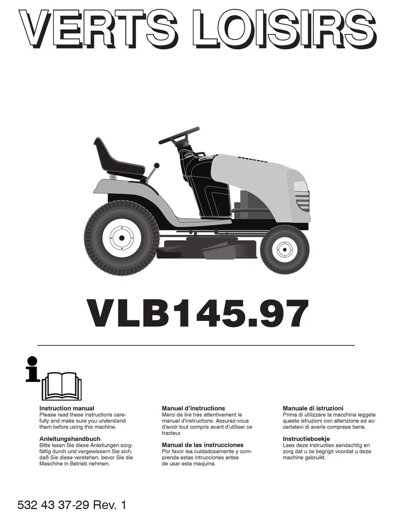 Verts Loisirs VLB145.97 User manual Verts Loisirs VLB145.97 User manual