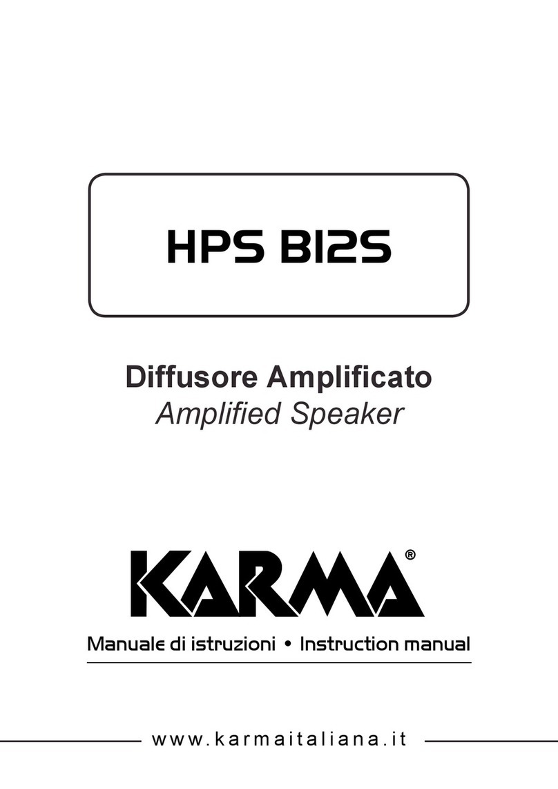 Karma HPS B12S instruction manual