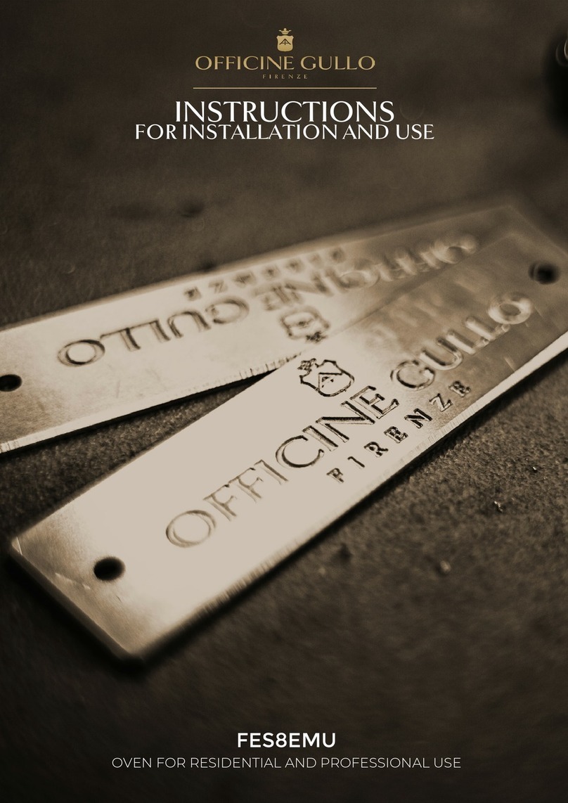 Officine Gullo FES8EMU Instructions for installation and use