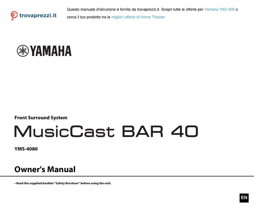 Yamaha MusicCast VAR 40 User manual Yamaha MusicCast VAR 40 User manual