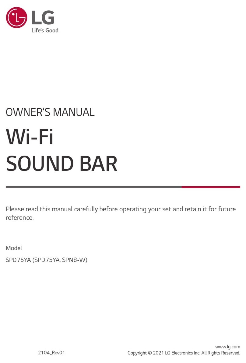 LG SPD75YA User manual