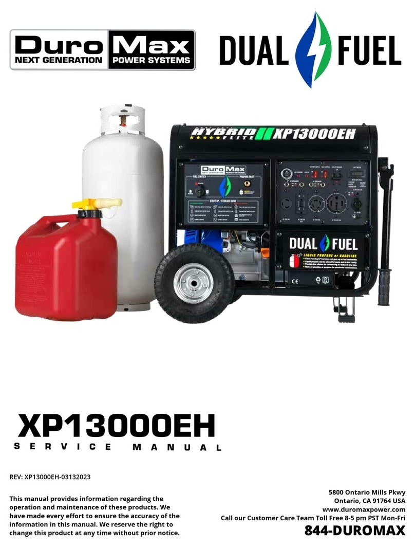 DUROMAX Hybrid Elite XP13000EH Service manual