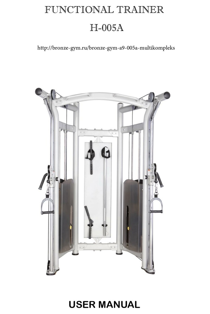 BRONZE GYM H-005A user manual BRONZE GYM H-005A user manual