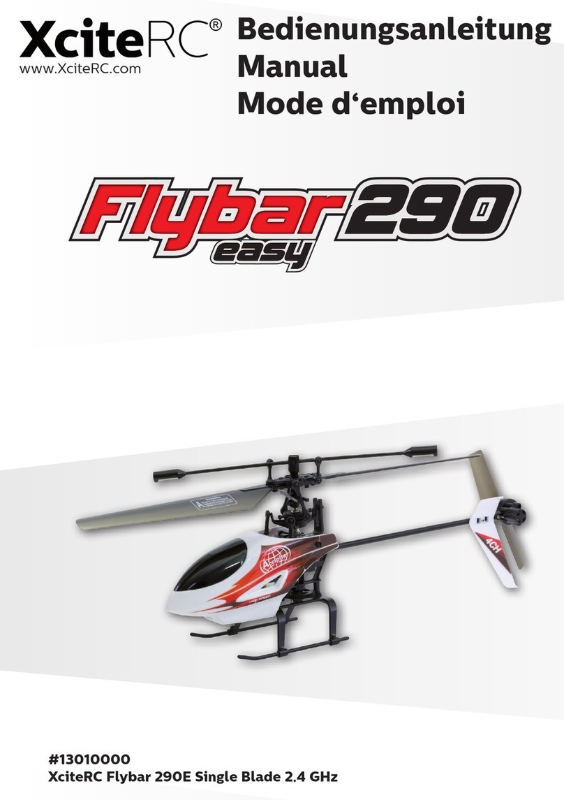 XciteRC Flybar 290 easy User manual