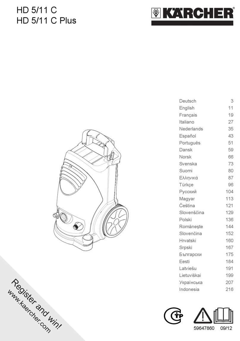 Kärcher HD 5/11 C Plus User manual