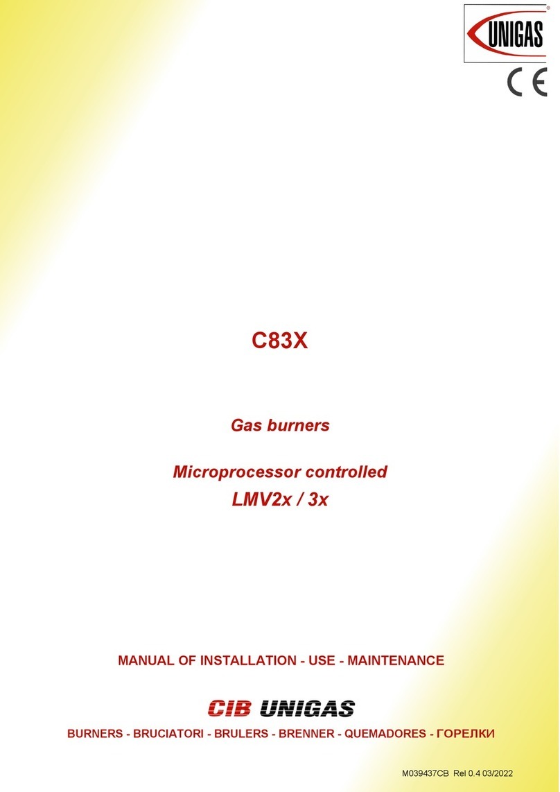 Unigas C83X User manual