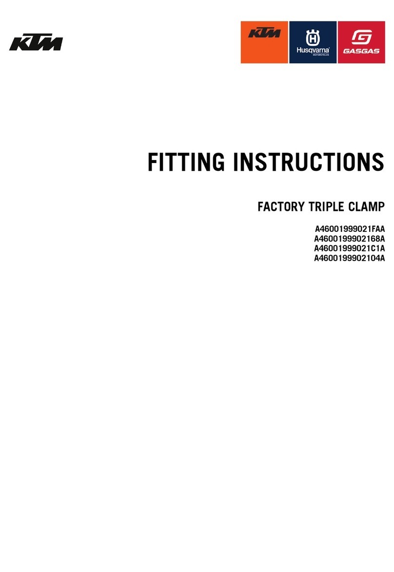 KTM A46001999021FAA Fitting instructions