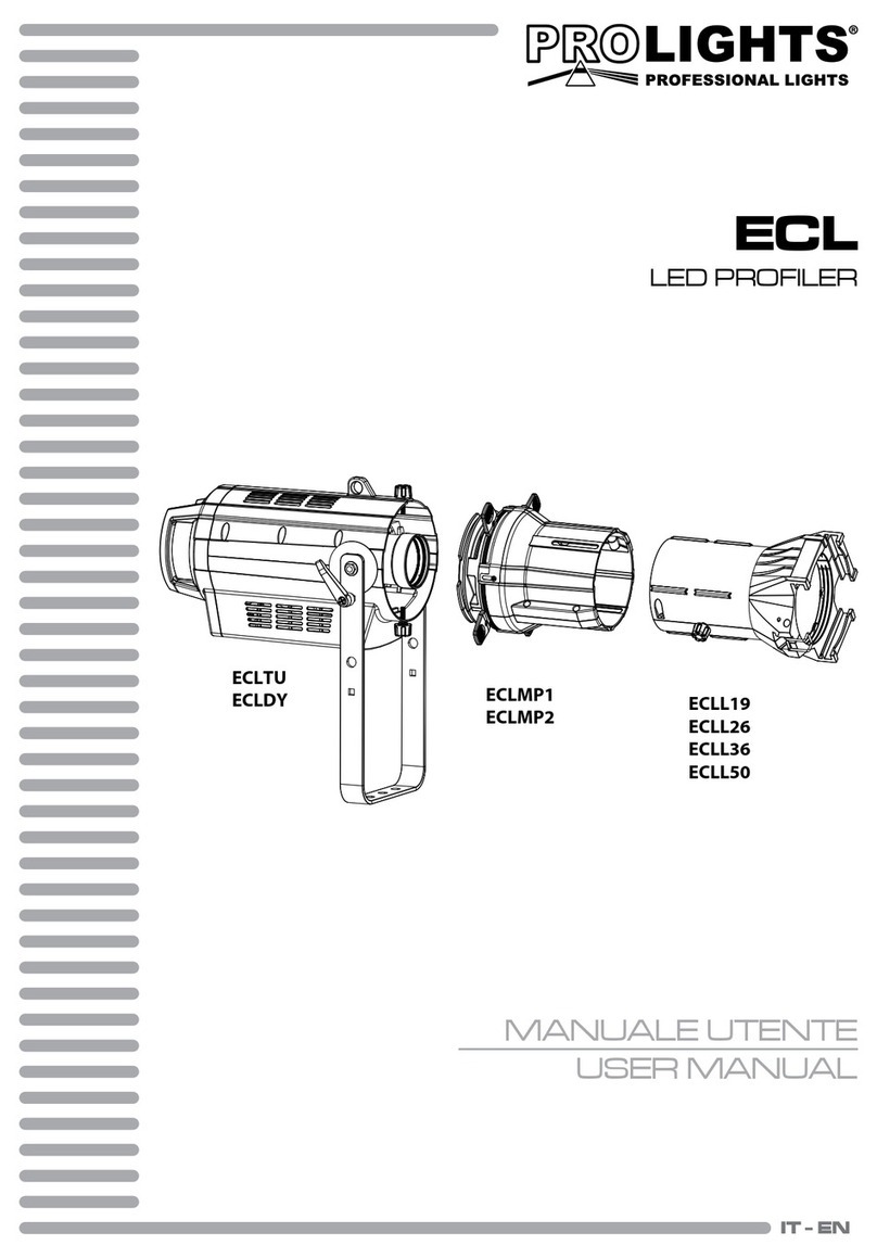 ProLights ECL Series User manual