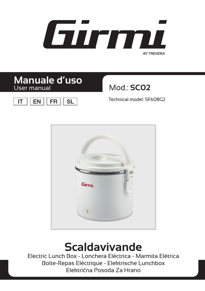 TREVIDEA Girmi SC02 User manual
