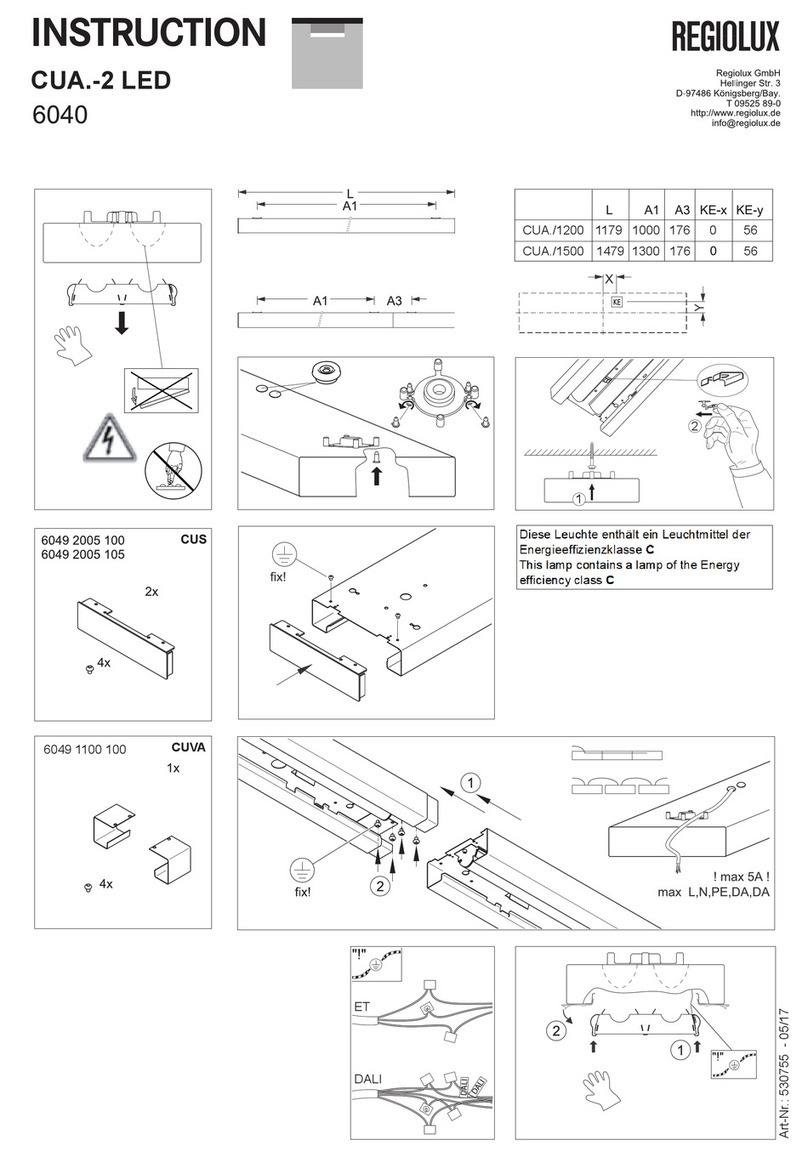Osram Regiolux CUA 2 Series instructions