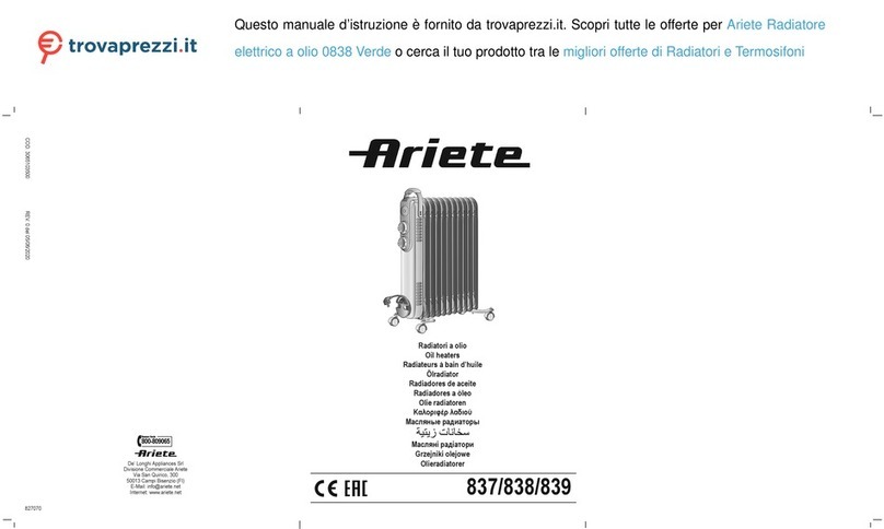 ARIETE 0838 instructions ARIETE 0838 instructions