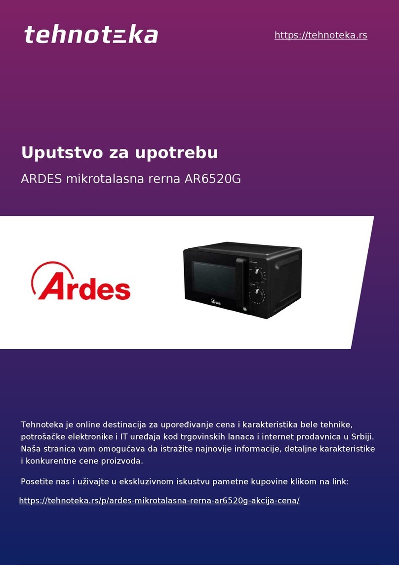 ARDES AR6520G User manual