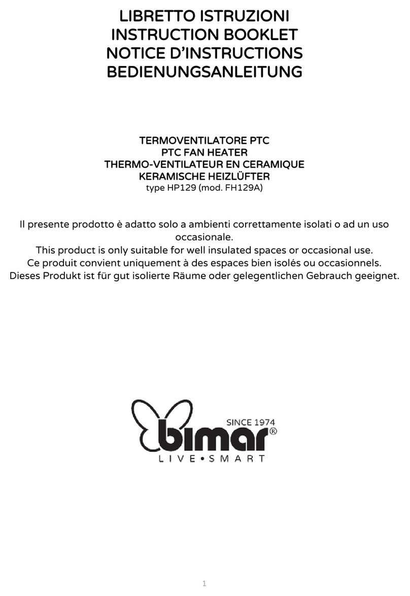 Bimar HP129 Instruction booklet