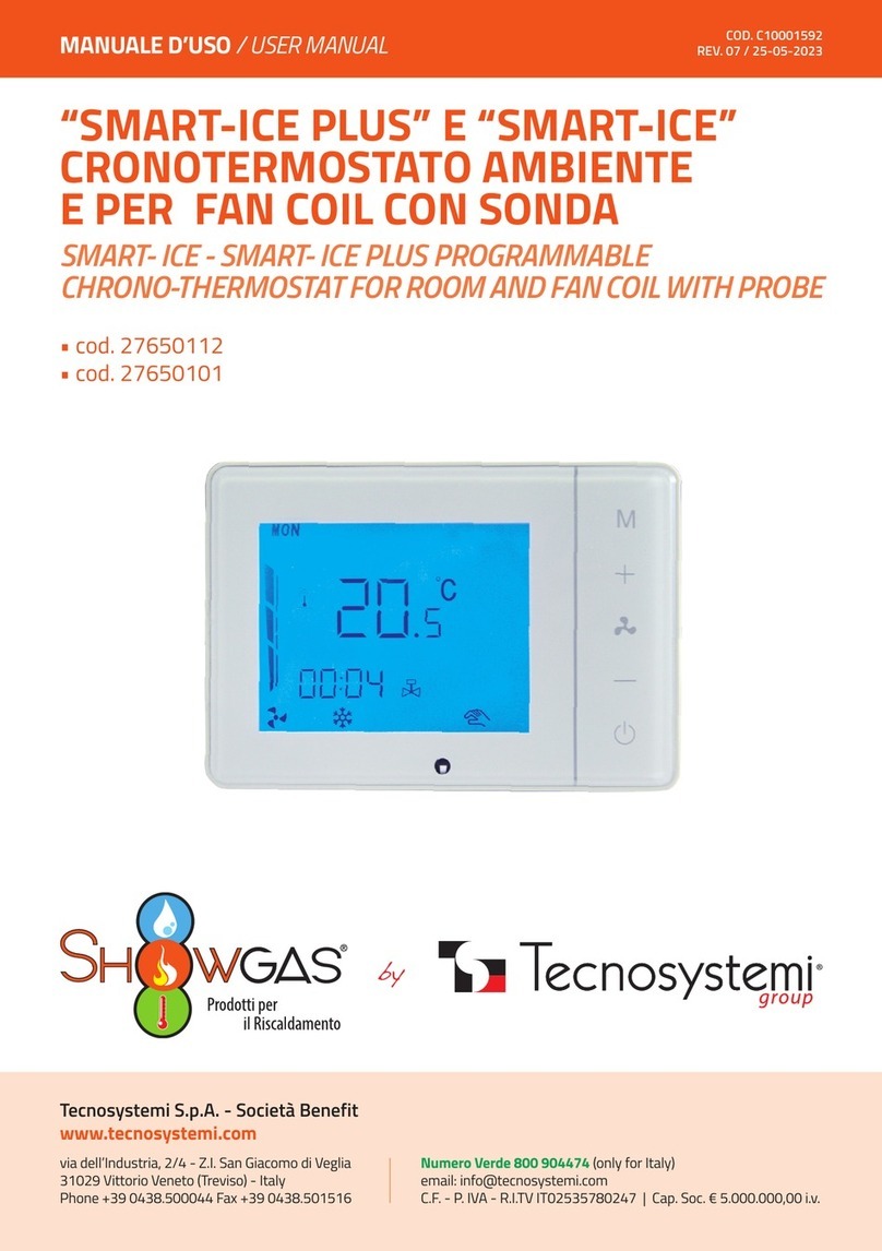 Tecnosystemi Showgas SMART-ICE PLUS user manual