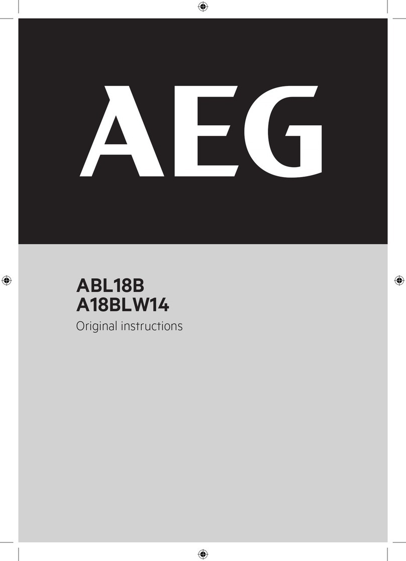 AEG A18BLW14 User manual
