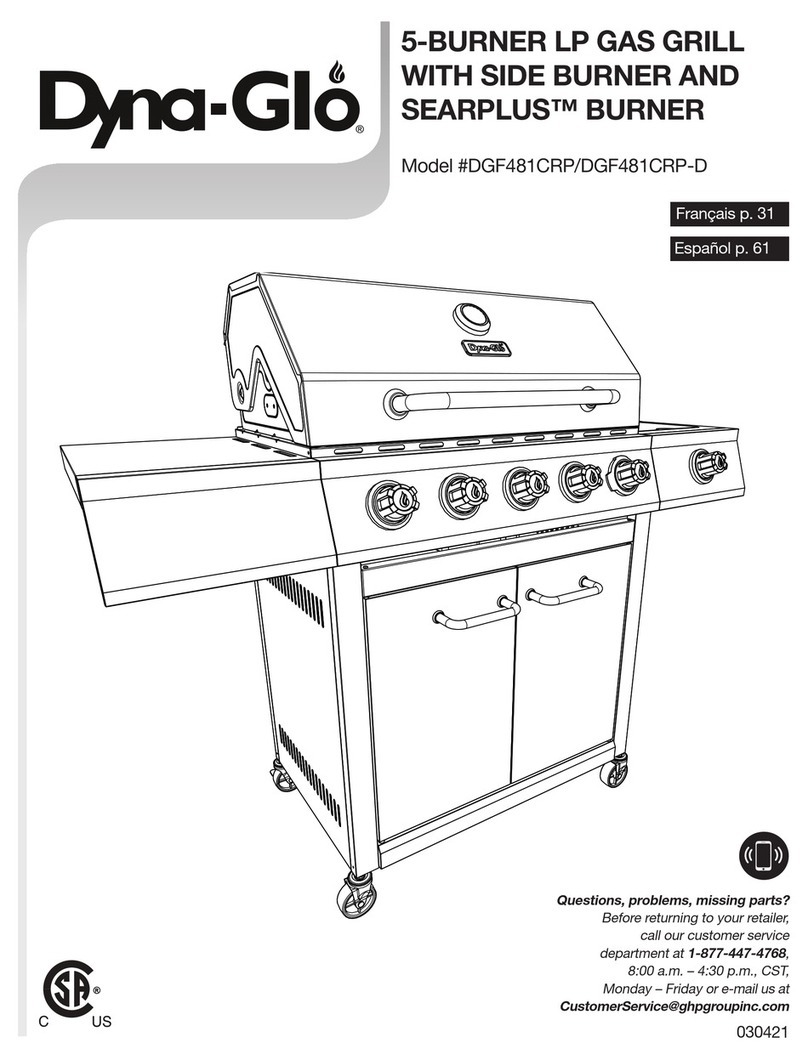 Dyna-Glo DGF481CRP instruction manual