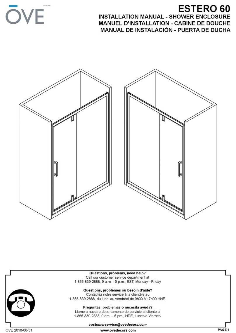 OVE ESTERO 60 User manual