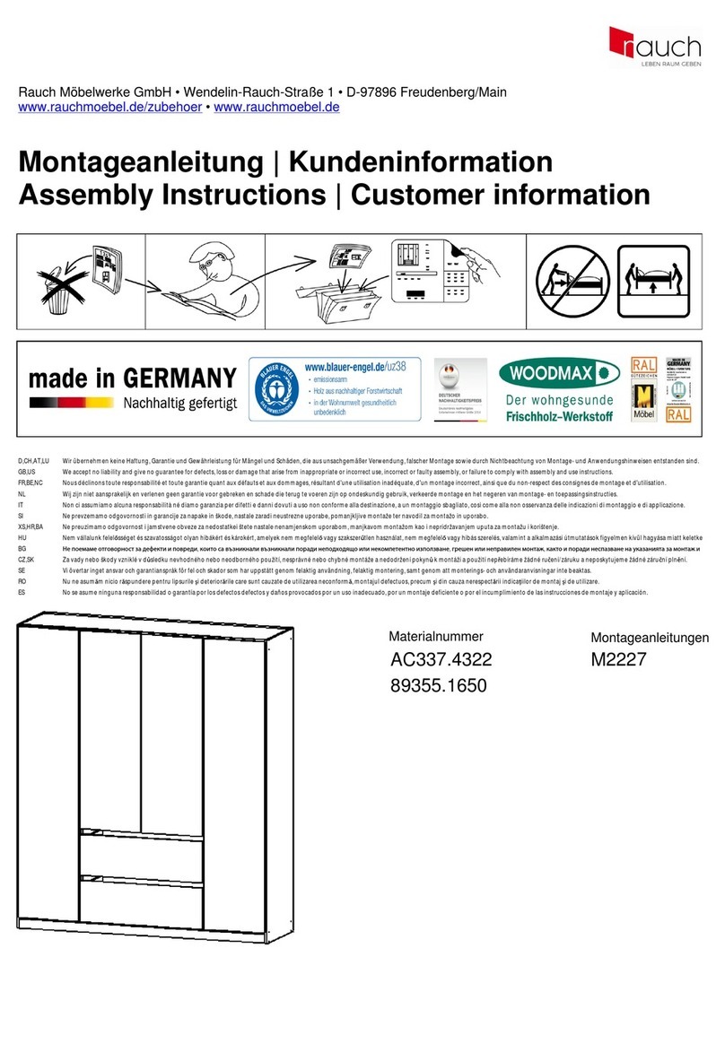 Rauch M2227 Assembly instructions Rauch M2227 Assembly instructions