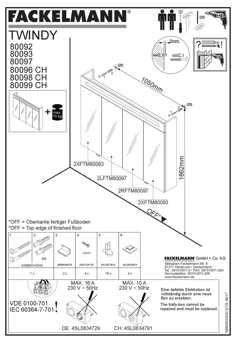Fackelmann TWINDY 80092 User manual