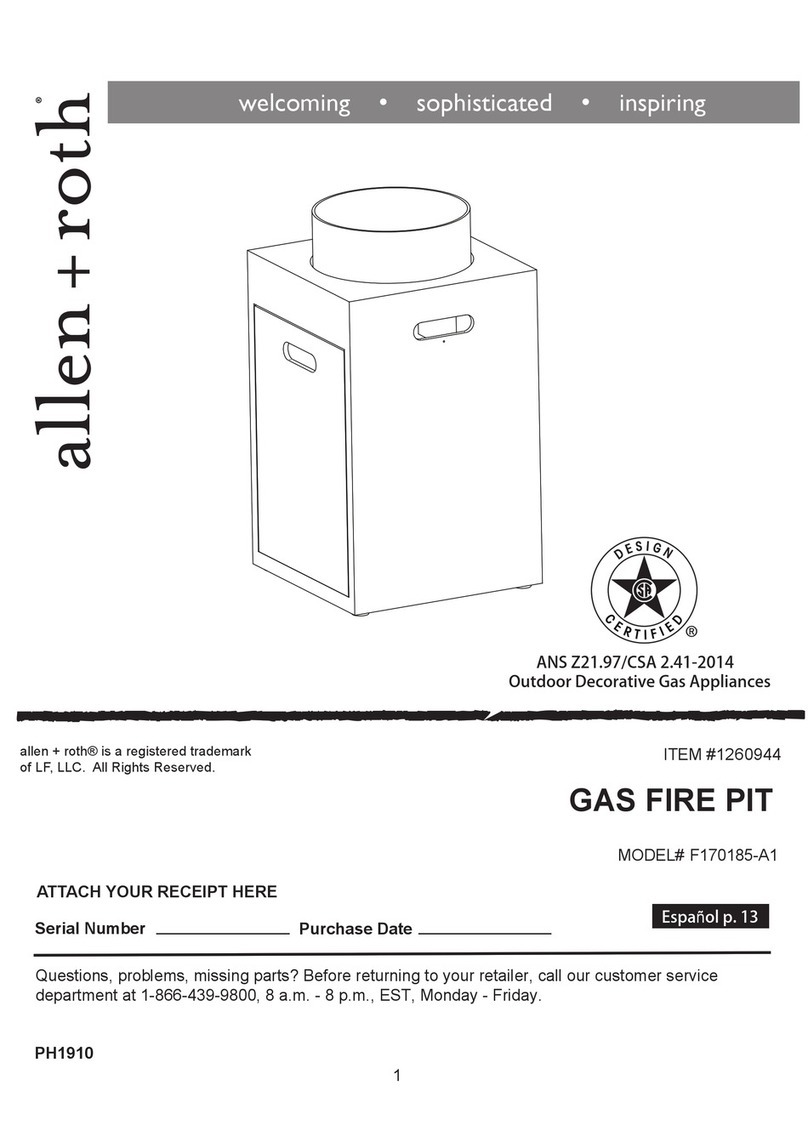 Allen + Roth F170185-A1 User manual Allen + Roth F170185-A1 User manual