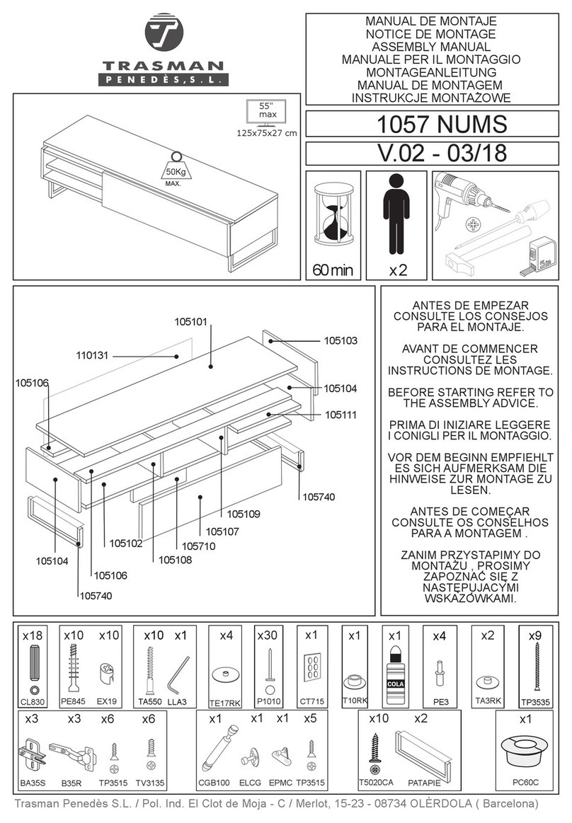 Trasman 1057 NUMS Assembly manual