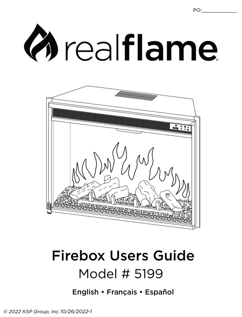 RealFlame 1290E-W User manual