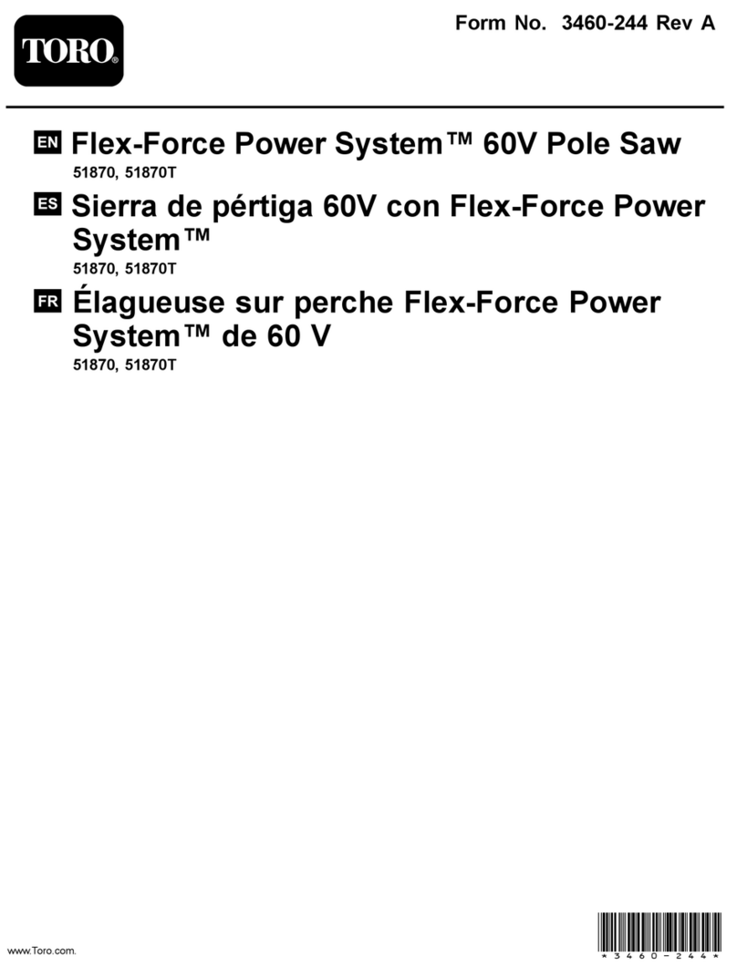 Toro Flex-Force Power System 60V User manual