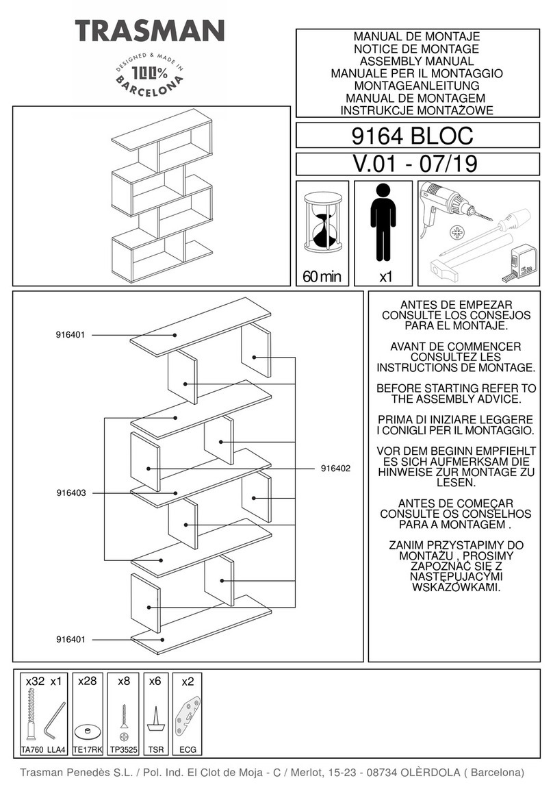 Trasman 9164 BLOC Assembly manual