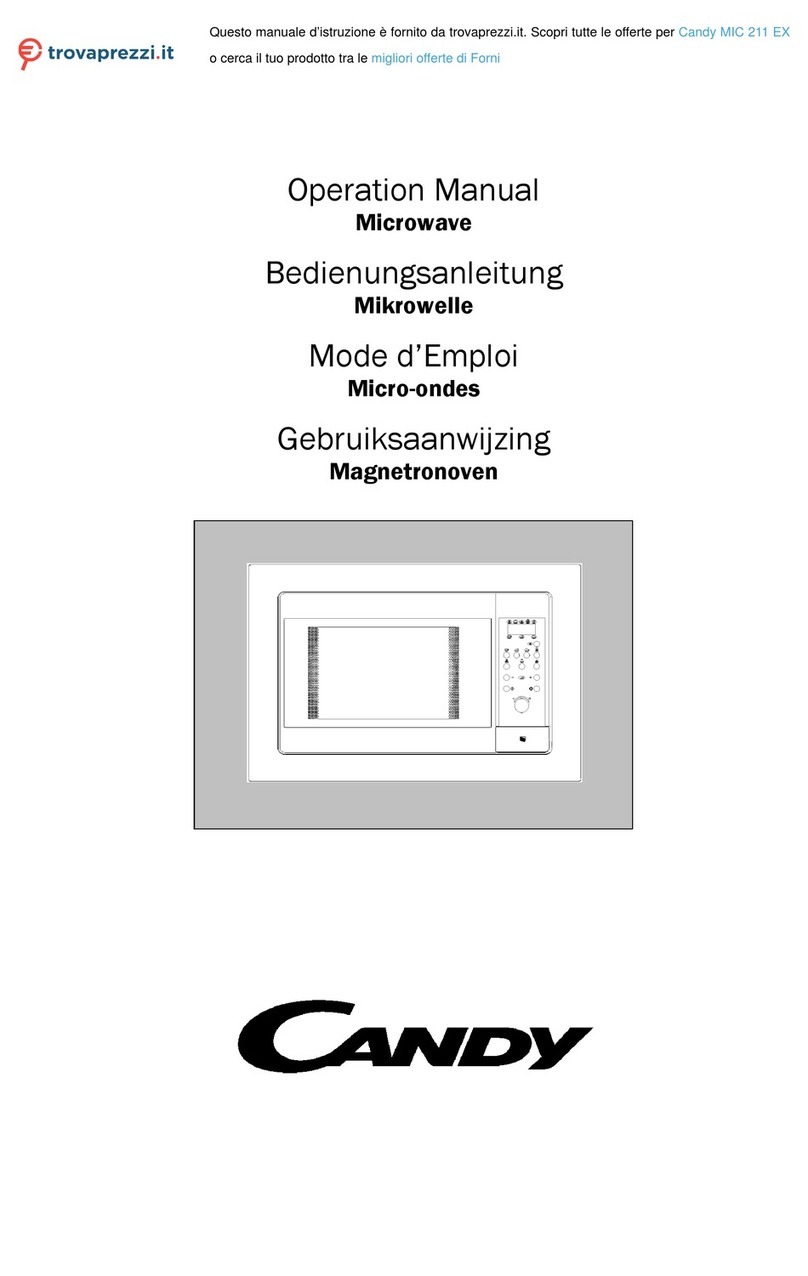 Candy MIC 211 EX User manual