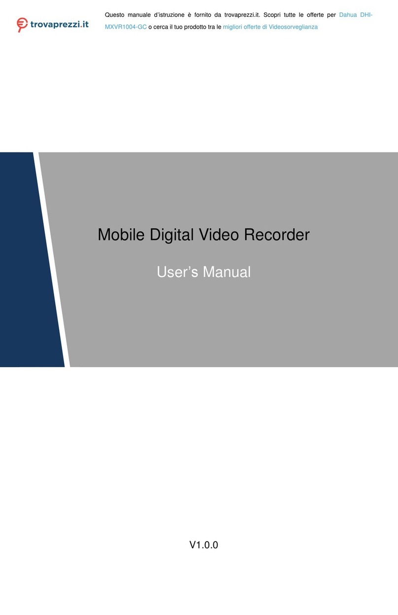 Dahua MXVR1004 Series User manual