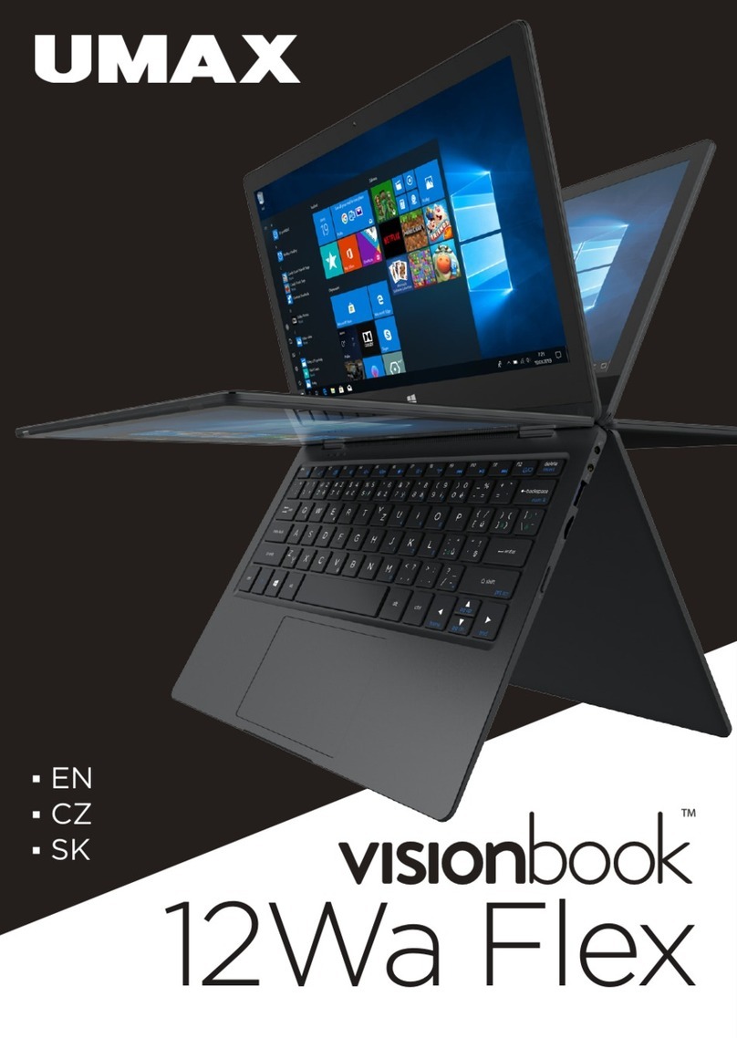 UMAX Technologies VisionBook 12Wa manual