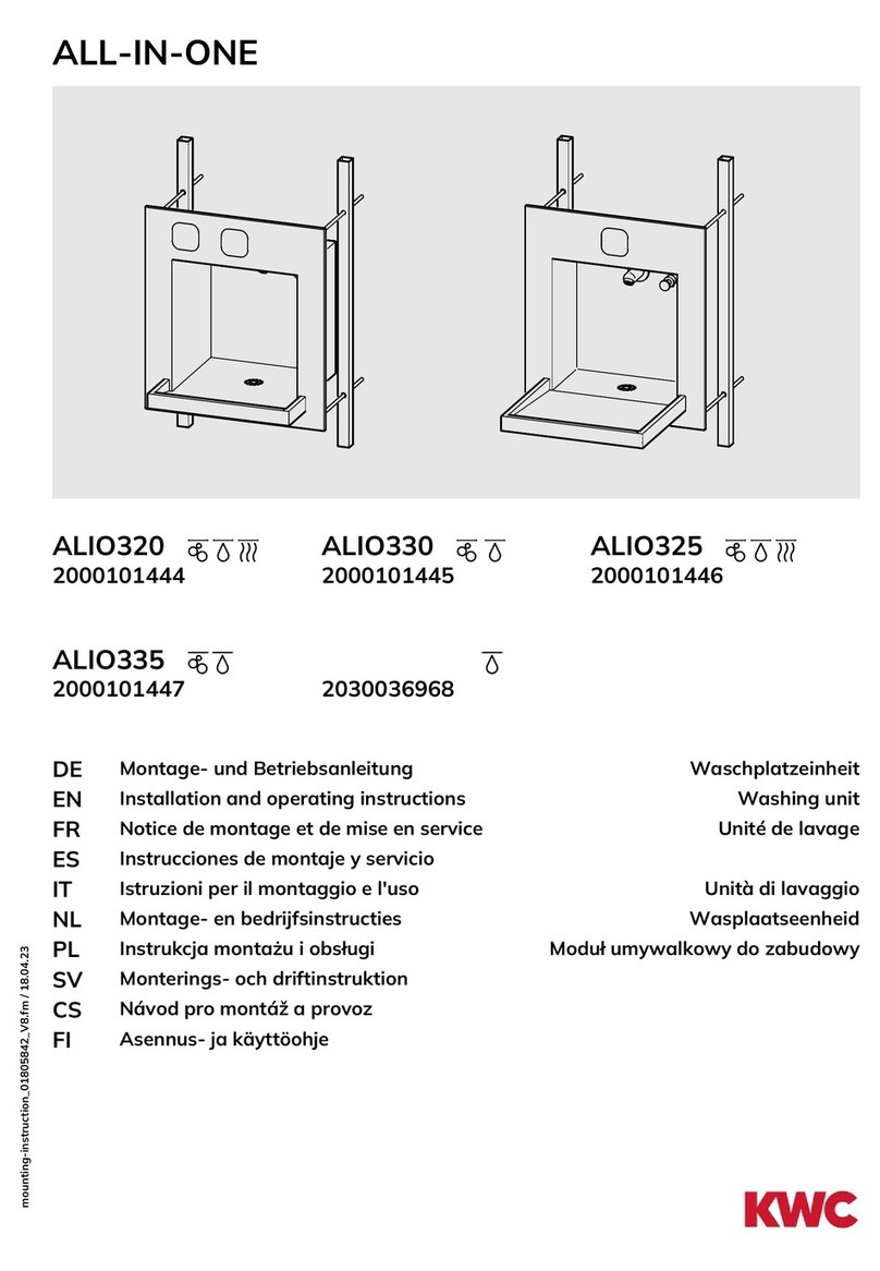 KWC ALL-IN-ONE ALIO320 User manual KWC ALL-IN-ONE ALIO320 User manual
