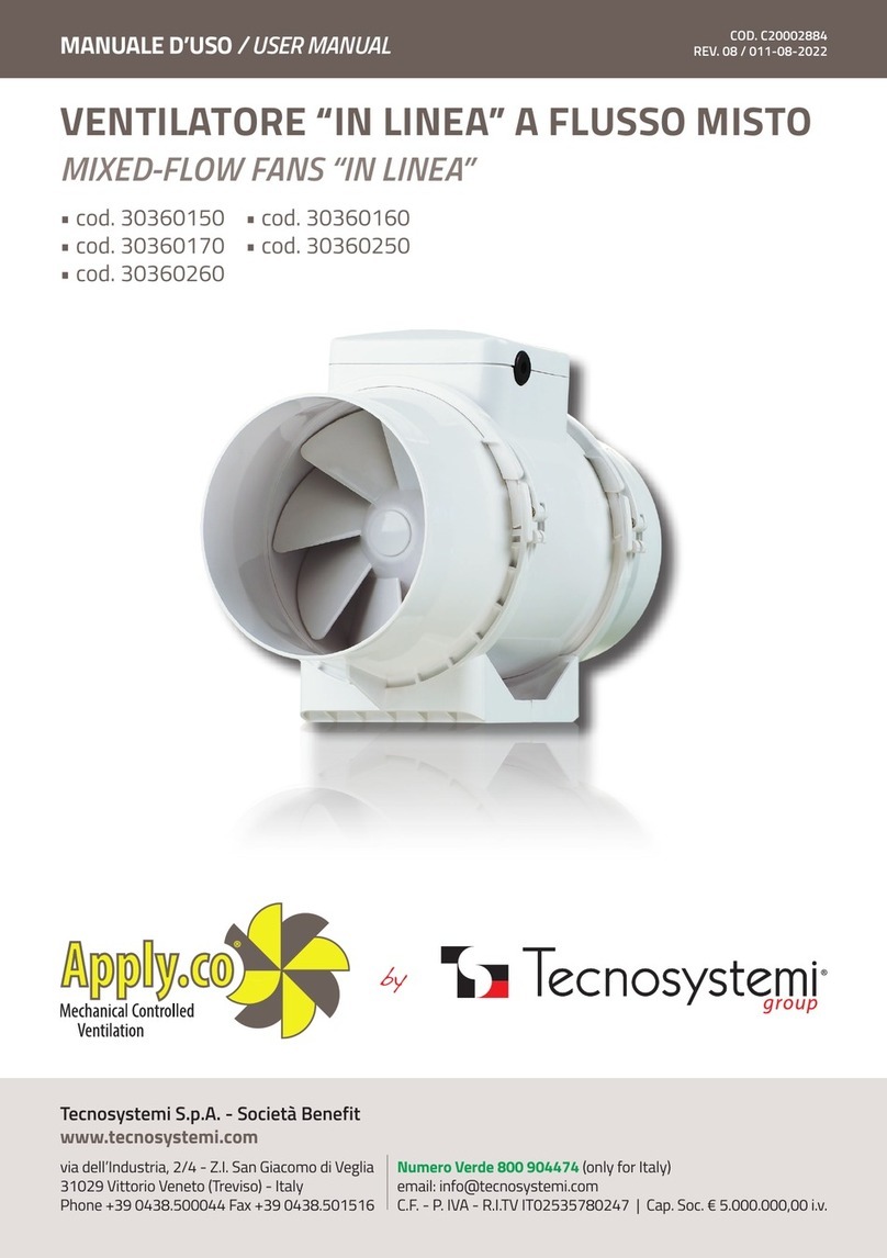 Tecnosystemi IN LINEA 30360150 User manual