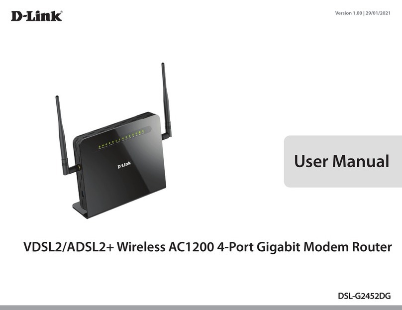 D-Link DSL-G2452DG User manual D-Link DSL-G2452DG User manual