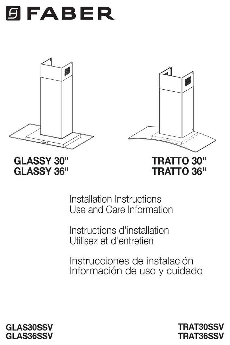 Faber GLASSY 30 installation instructions
