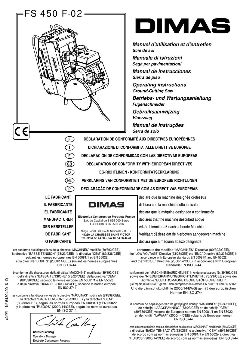 Dimas FS 450 F-02 User manual Dimas FS 450 F-02 User manual