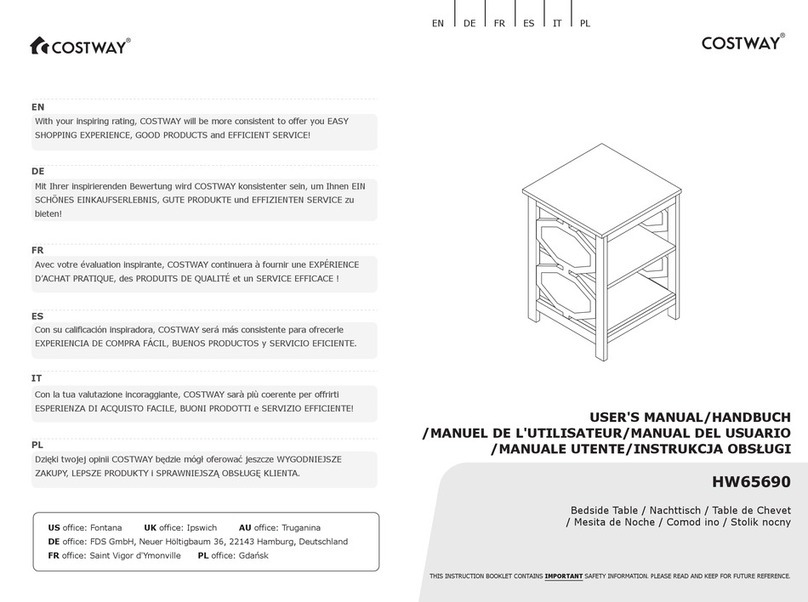 Costway HW65690 user manual
