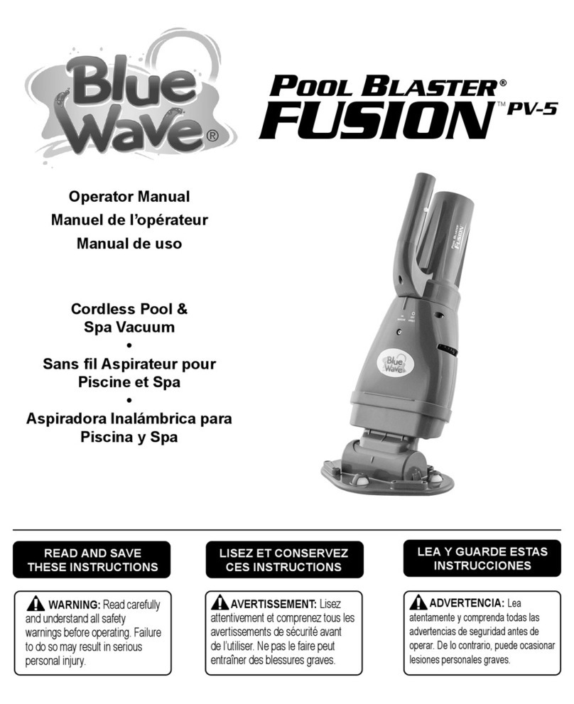 Blue Wave Pool Blaster FUSION PV-5 Operator's manual Blue Wave Pool Blaster FUSION PV-5 Operator's manual