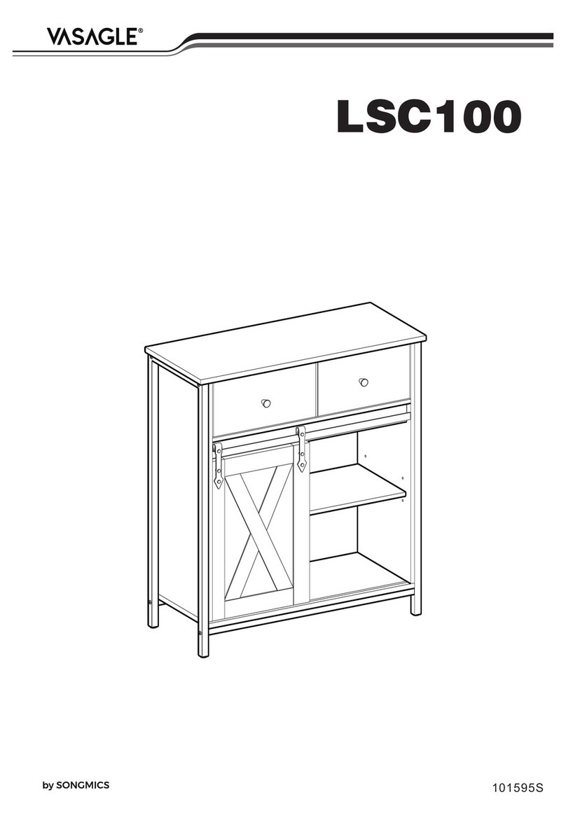Songmics VASAGLE LSC100 Assembly instructions