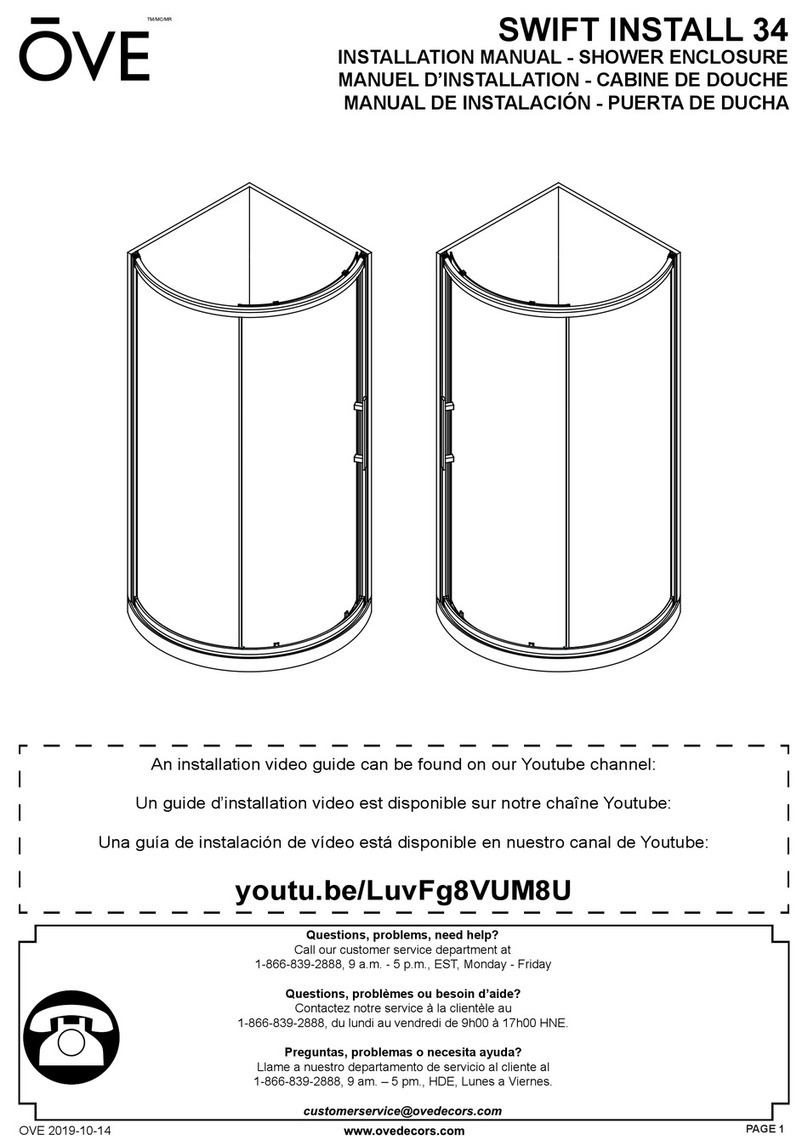 OVE SWIFT INSTALL 34 User manual