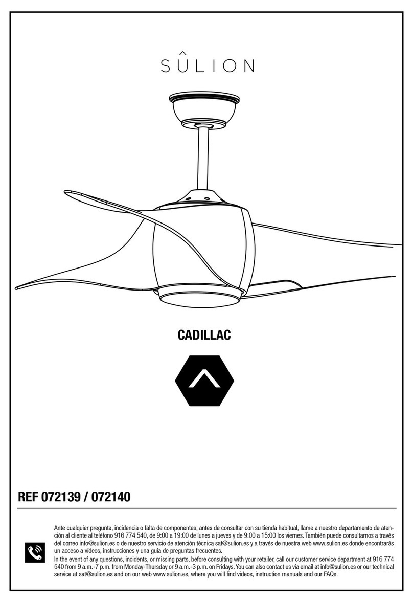 Sulion CADILLAC 072139 User manual