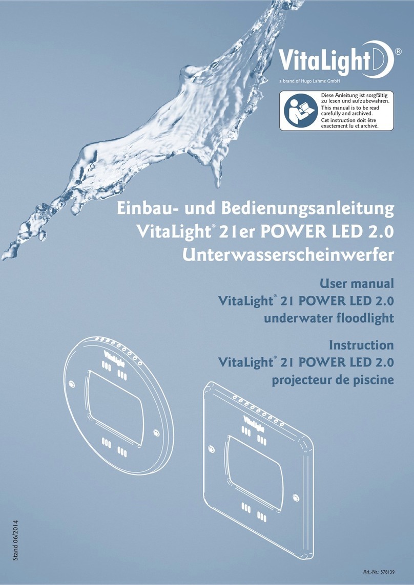VitaLight 21 POWER LED 2.0 User manual