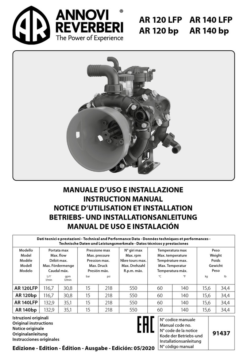 Annovi Reverberi AR140LFP instruction manual